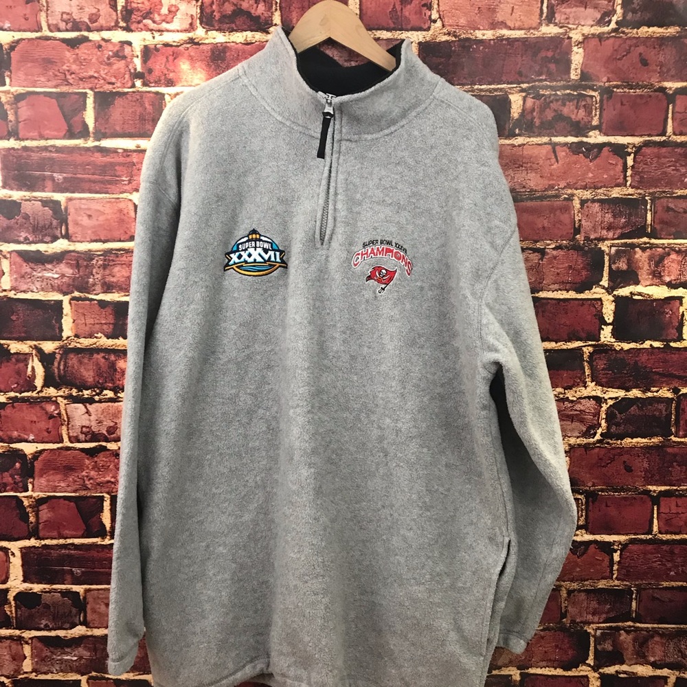 Super Bowl pullover hoodie Tampa XXXVII size XL